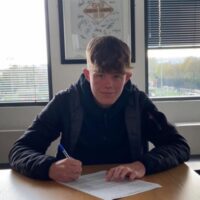 Swansea City academy under 14s signing